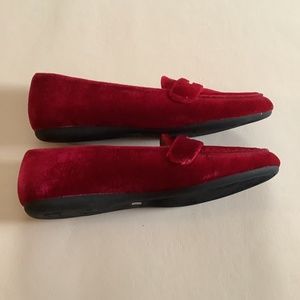 Bellini Red velvet shoes 9.5